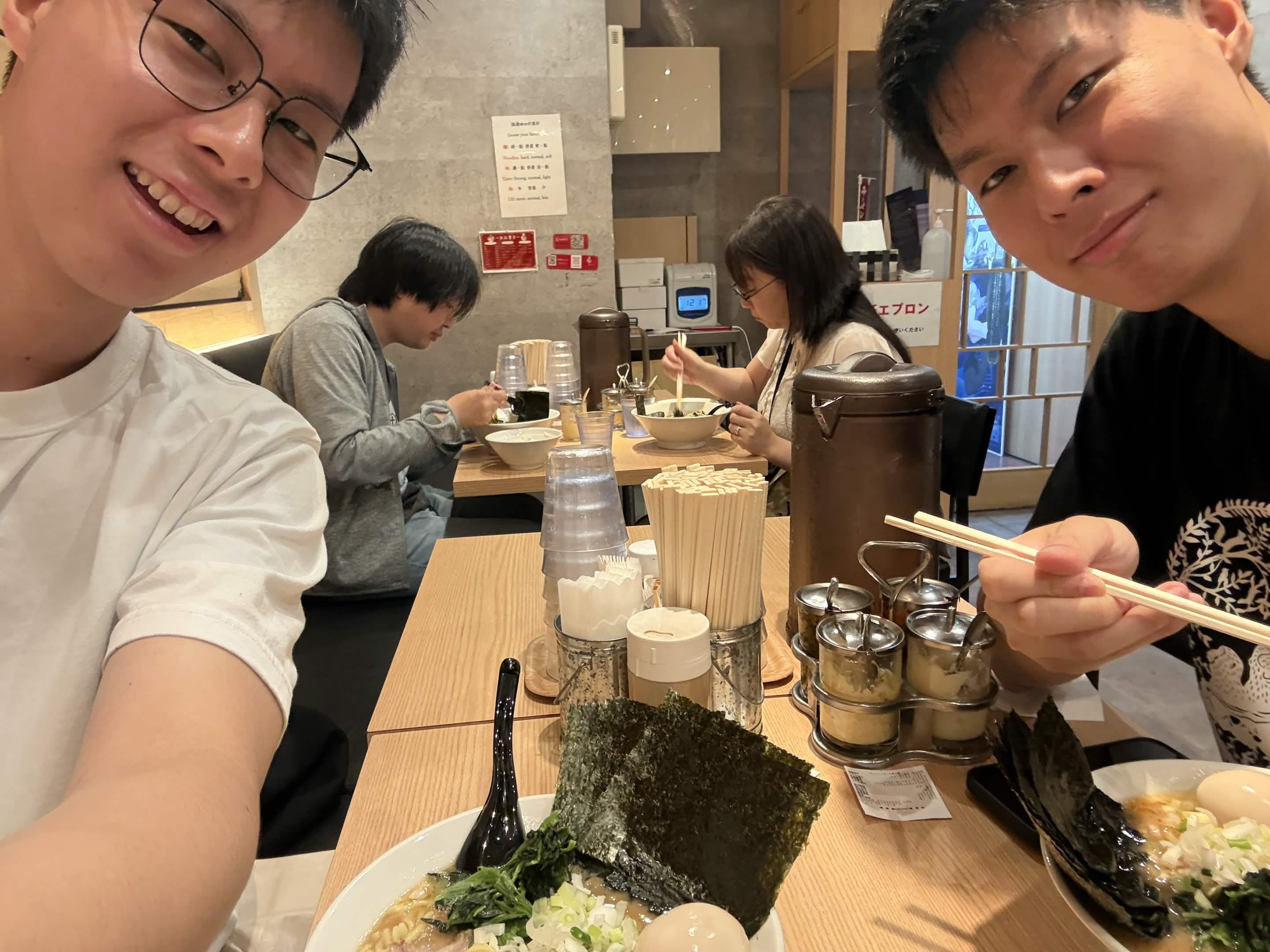 Late-night ramen with friends
